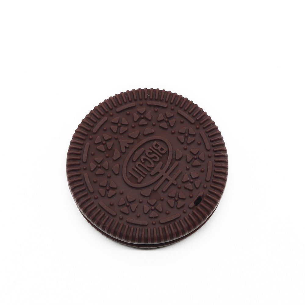 Biscuits de silicona de 10pcs al por mayor cuentas de teetres